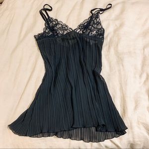 Victoria’s Secret Pleated Slip Dress with Lace